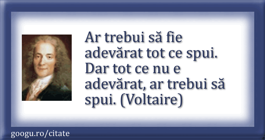Voltaire, citate 01