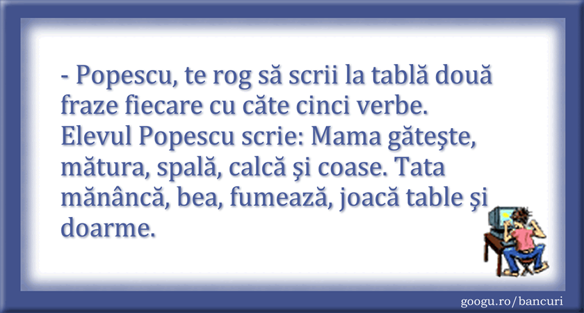 Bancuri despre scoala 07