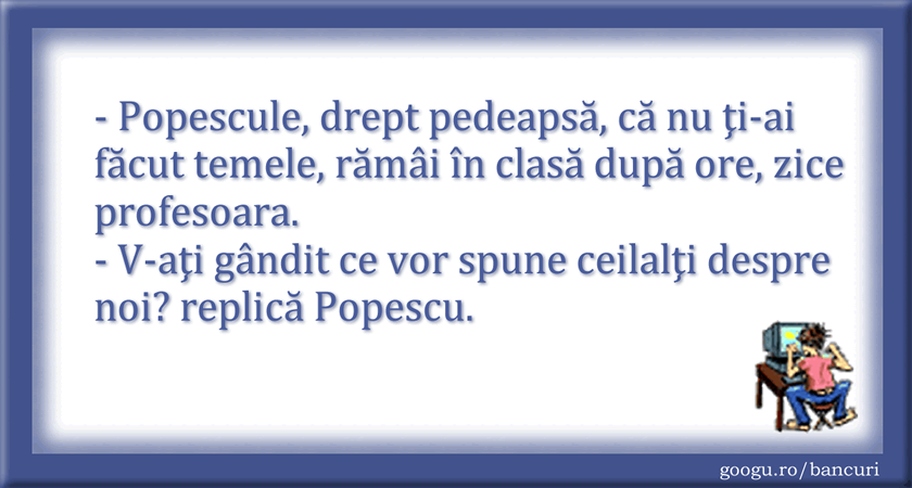Bancuri despre scoala 08