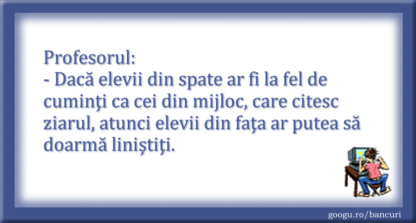 Bancuri despre scoala 09