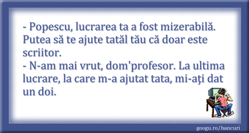 Bancuri despre scoala 11