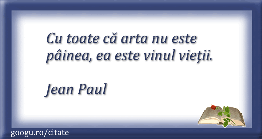 Citate despre arta (Jean Paul)