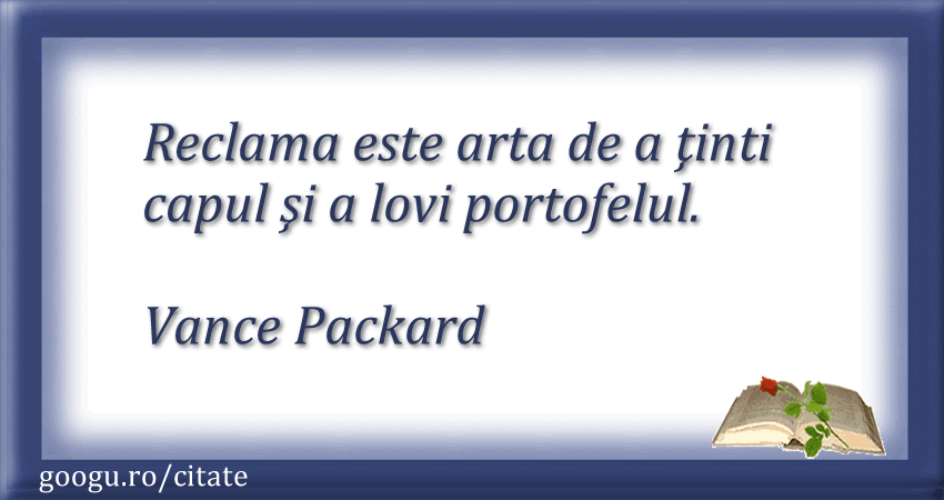 Citate despre arta (Vance Packard)