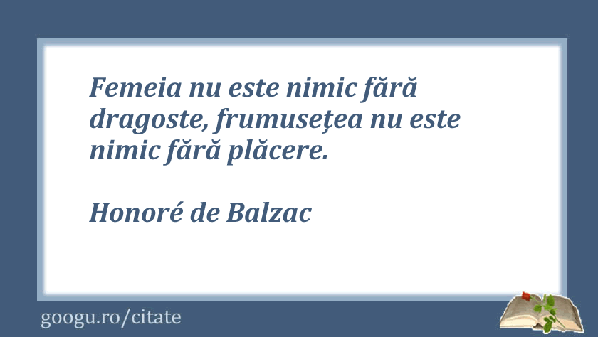 Citate despre femei, Honore de Balzac