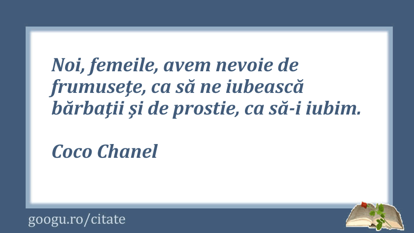 Citate despre femei, Coco Chanel